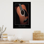 Poster de guitare aux frontières (Cuisine)