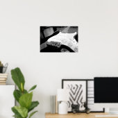 Poster de guitare électrique (Bureau à domicile)