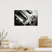 Poster de guitare électrique (Cuisine)