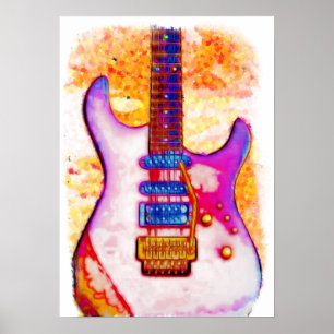 Poster de guitare électrique