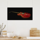 Poster de guitare occidentale (Cuisine)