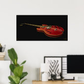 Poster de guitare occidentale (Bureau à domicile)