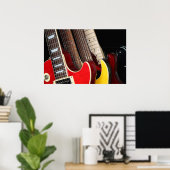 Poster de guitares électriques (Bureau à domicile)