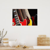 Poster de guitares électriques (Cuisine)