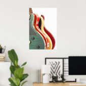Poster de guitares électriques (Bureau à domicile)