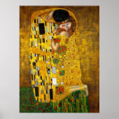 Poster de Gustav Klimt - le baiser (Devant)