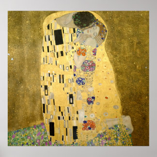Poster de Gustav Klimt - le baiser