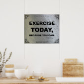Poster de gym pour la Motivation Fitness #050 (Cuisine)