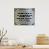 Poster de gym pour la motivation fitness #052 (Cuisine)