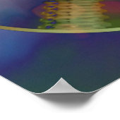 Poster de gymnastique coloré avec poids 005 (Coin)