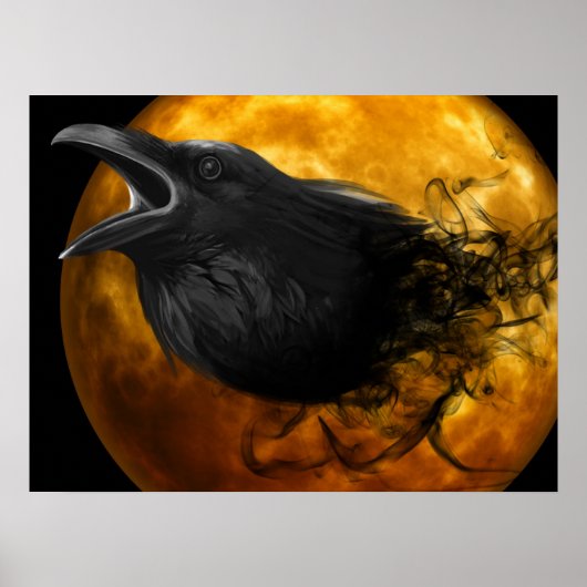 Poster de Halloween Raven (Devant)