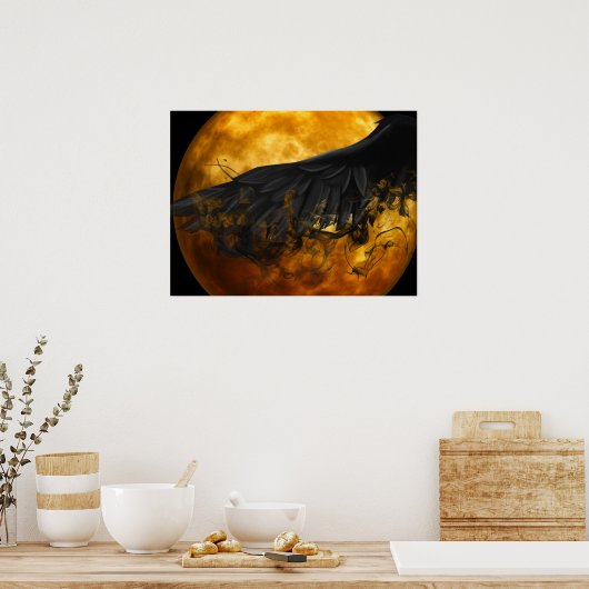 Poster de Halloween Raven (Cuisine)