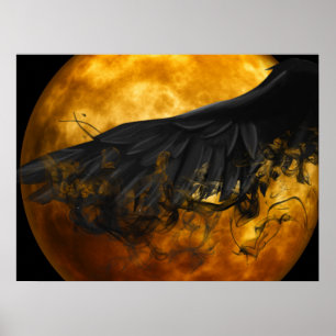 Poster de Halloween Raven