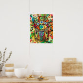 Poster de Hamsa Poisson Mer Morte (Cuisine)