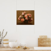 Poster de Henri Fantin-Latour Vase of Peonies (Cuisine)