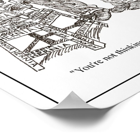 Poster de Hernia Cartoon (Coin)