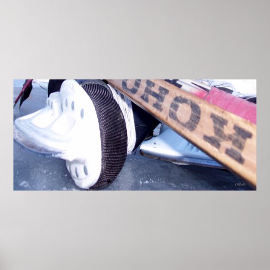 Poster de hockey (Devant)