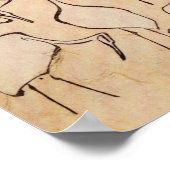 Poster de Hokusai Cranes (Coin)