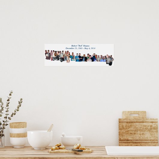 Poster de hommage Robert Hoynes (Cuisine)