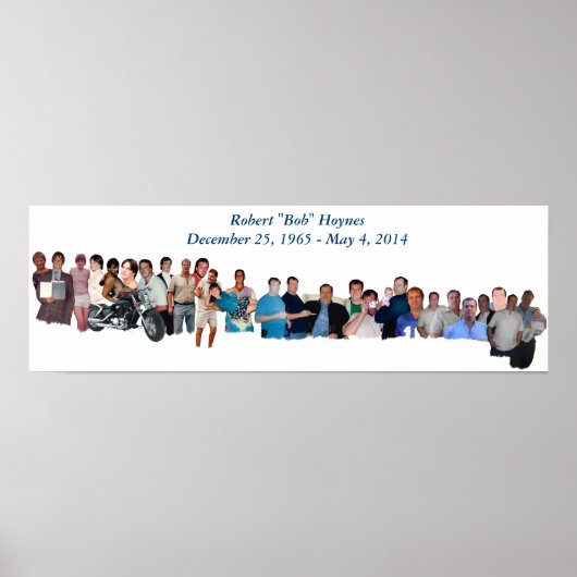 Poster de hommage Robert Hoynes (Devant)