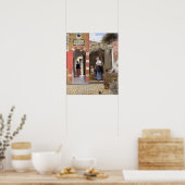 Poster De Hooch - Cour D'Une Maison 1658 (Cuisine)