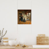 Poster De Hooch - Femme Avec Enfant Dans La Panterie (Cuisine)