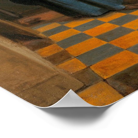 Poster De Hooch - Femme Avec Enfant Dans La Panterie (Coin)