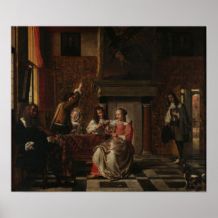 Poster De Hooch - Happy Company