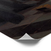 Poster De Hooch - Homme Lecture Lettre À Une Femme (Coin)