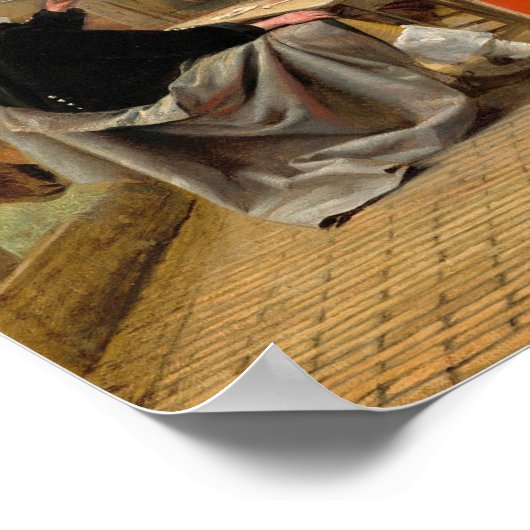 Poster De Hooch - Une Cour Néerlandaise (Coin)