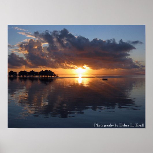 Poster de Huahine Sunset (Devant)