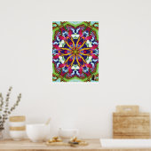 Poster de Hummers Kinetic Collage Kaleidoscope (Cuisine)
