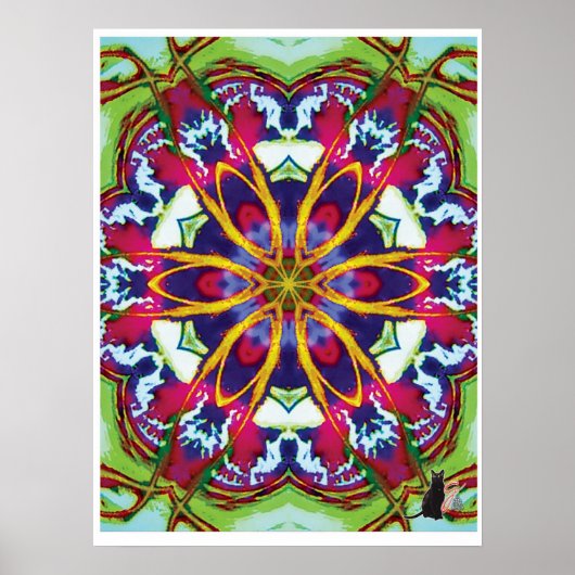 Poster de Hummers Kinetic Collage Kaleidoscope (Devant)