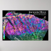 Poster de Jackson Hole 3dSkiMaps (Devant)