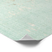 Poster de Jade Turtle Azure Art (Coin)