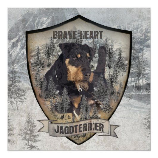 Poster de Jagdterrier, German Hunter Terrier (Devant)