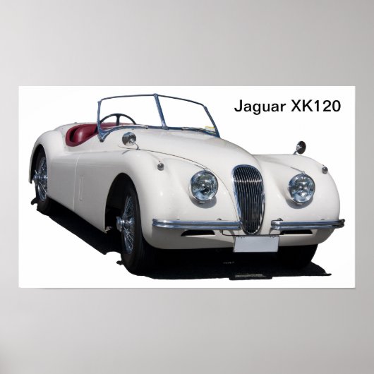 Poster de Jaguar XK120 (Devant)
