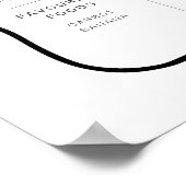 Poster de jalon de la frontière vague Bow (Coin)