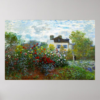Poster de jardin d'artiste (dans de nombreuses tai