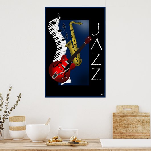 Poster de jazz (Cuisine)