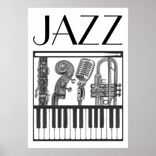 Poster de jazz (Devant)