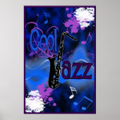 Poster de jazz cool (Devant)
