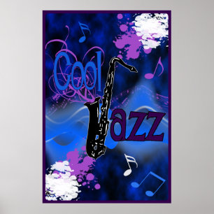 Poster de jazz cool