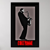 Poster de jazz John Coltrane (Devant)