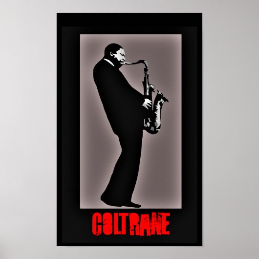 Poster de jazz John Coltrane (Devant)
