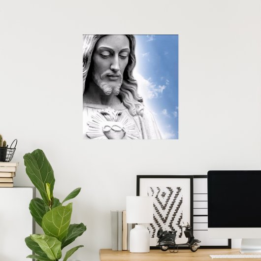 Poster de Jésus (Bureau à domicile)
