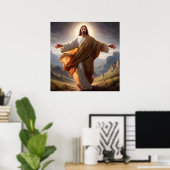 Poster de Jésus (Bureau à domicile)