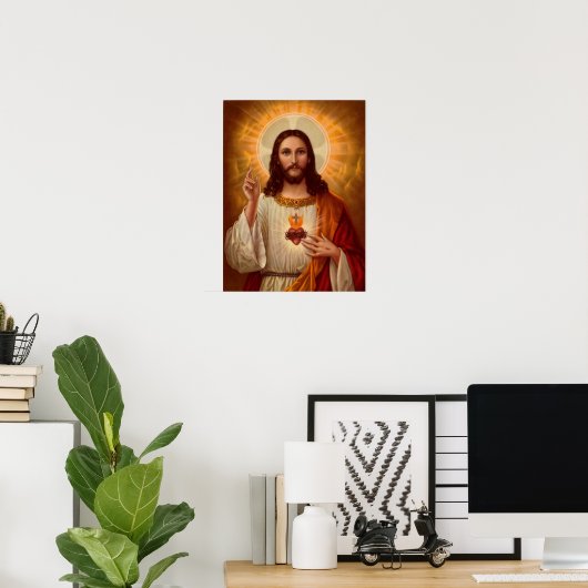 Poster de Jésus (Bureau à domicile)