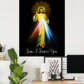 Poster de Jesus Divine Mercy Sr Faustina (Bureau à domicile)
