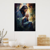Poster de Jésus priant (Cuisine)